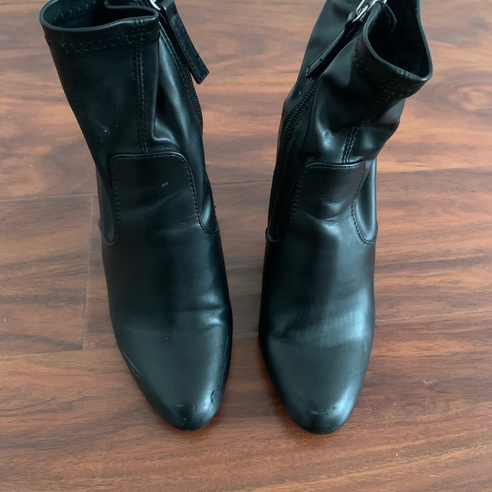 Steve Madden Black Ankle Booties